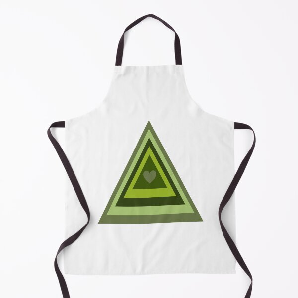 Item preview, Green Tones Heart Love Triangle designed and sold by EpicCreation.