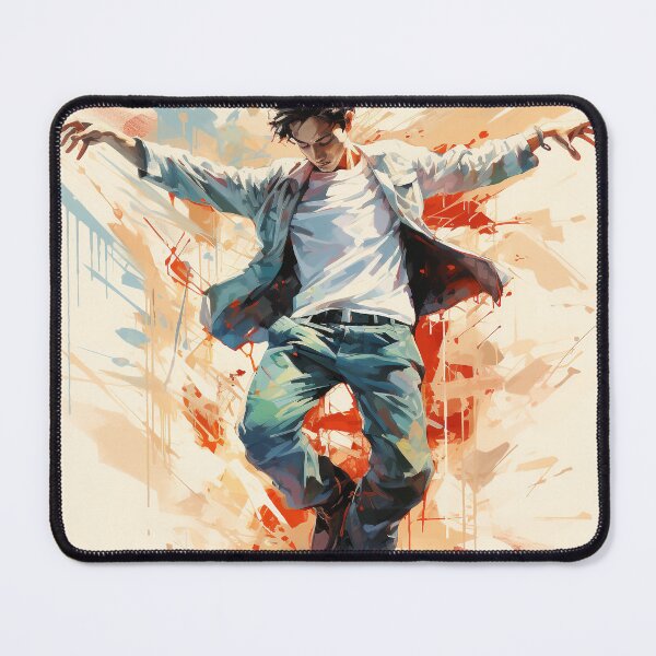 Item preview, Young man is dancing electro pop  designed and sold by Andrey Tarakanov.