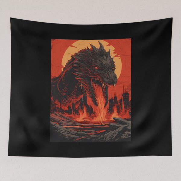 Item preview, Dragon of the Apocalypse designed and sold by LampDigiArt.