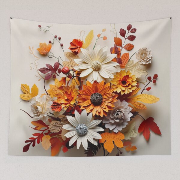 Item preview, Fall autumn flowers 3d  designed and sold by Inktown.