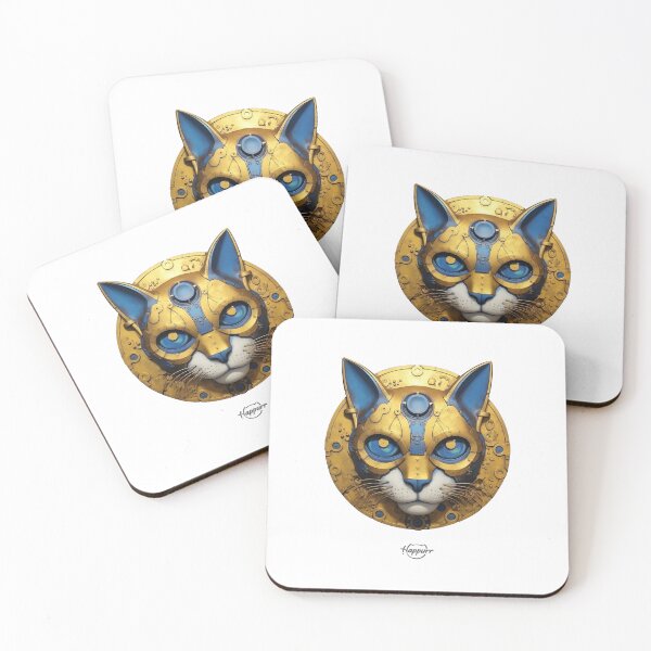Item preview, Cyberpunk style, mechanical style, cat designed and sold by Happurr.