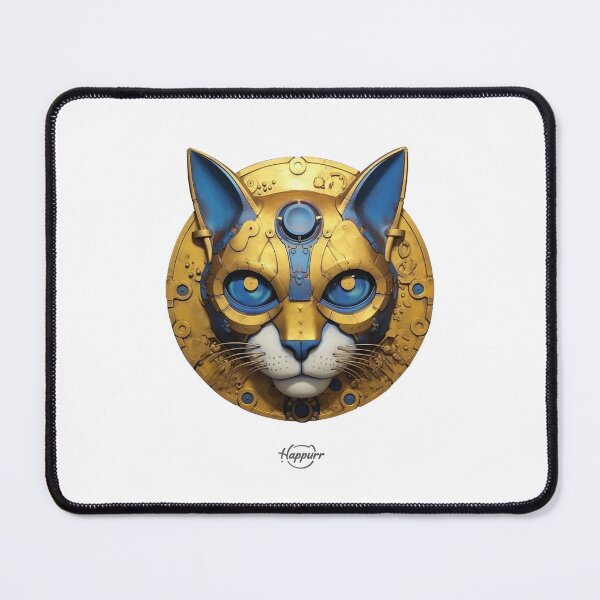 Item preview, Cyberpunk style, mechanical style, cat designed and sold by Happurr.