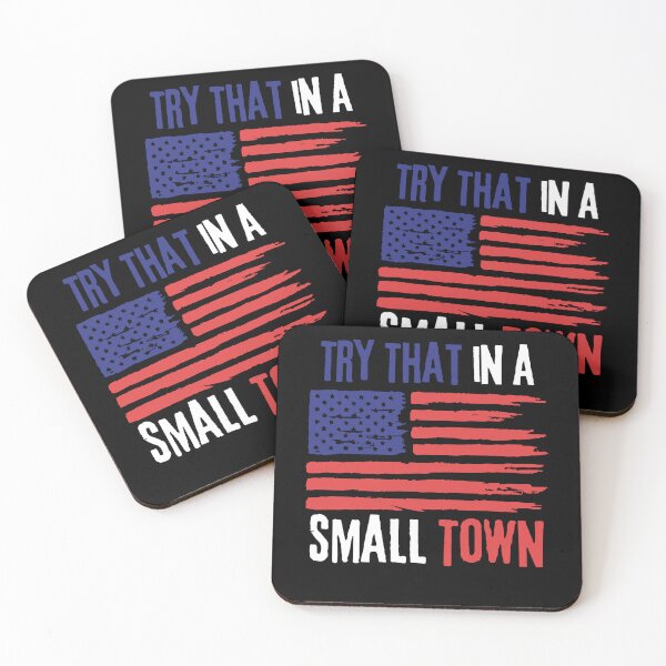 Item preview, Vintage Retro Try That In My Town American Flag T-Shirt designed and sold by TQ-Design.