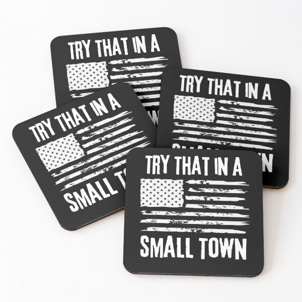 Item preview, Vintage Retro Try That In My Town American Flag T-Shirt designed and sold by TQ-Design.
