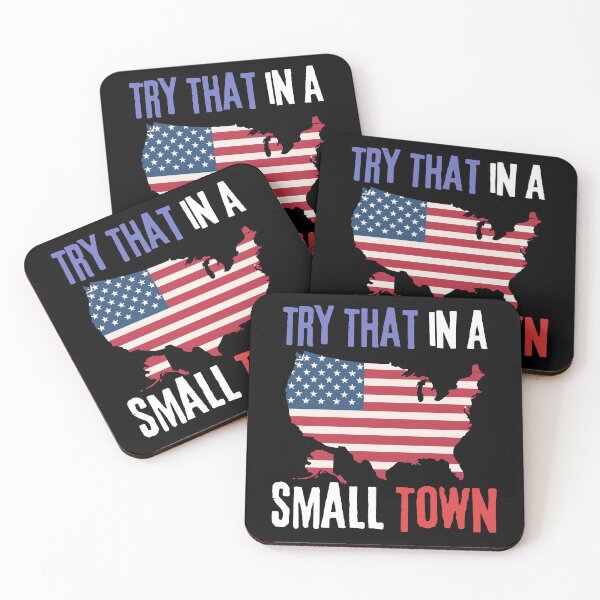 Item preview, Vintage Retro Try That In My Town American Flag T-Shirt designed and sold by TQ-Design.