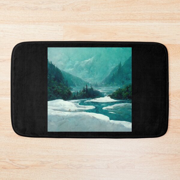 Item preview, Cold Mountain River Valley Painting (Thomas Cole Inspired Artwork) designed and sold by ZGigerBarker.