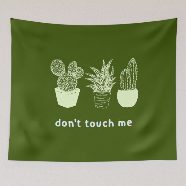 Item preview, don't touch me cactus designed and sold by Filippom6.