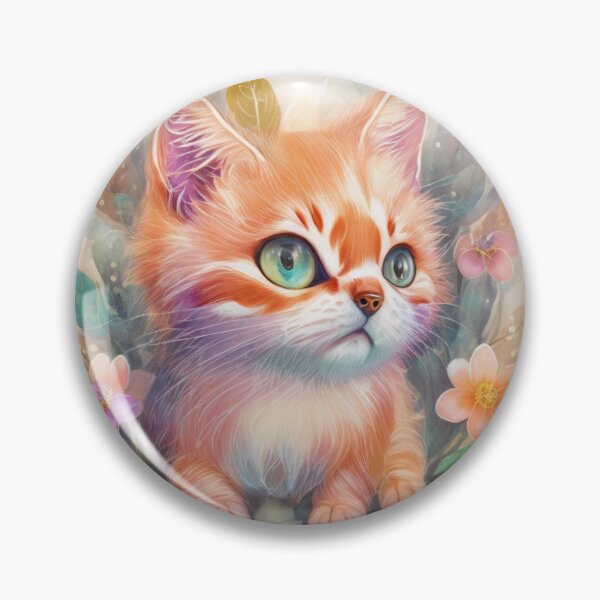 Item preview, Cute Colorful Kawaii Anime Cat designed and sold by atatenterprise.