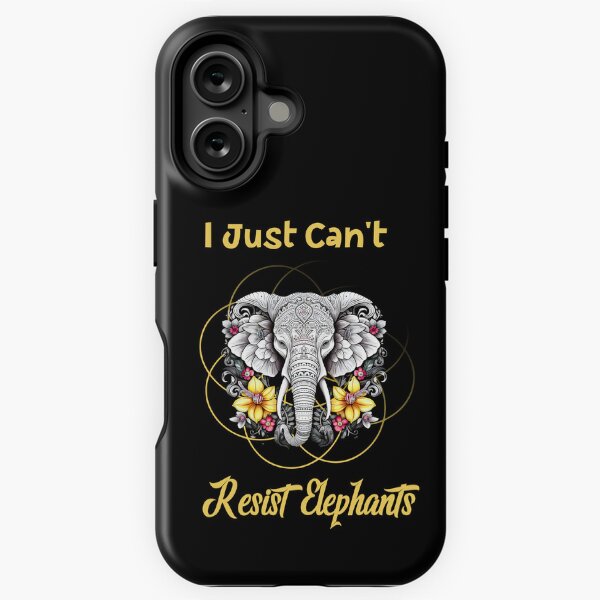 Item preview, I Just Can't Resist Elephants designed and sold by Monica-Designs.