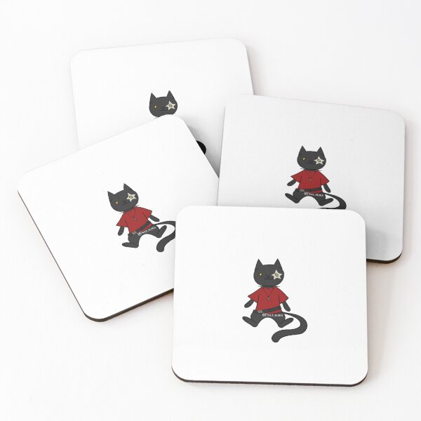 Artikelvorschau, Metalhead schwarze Katze klein entworfen und verkauft von nat-ilies.