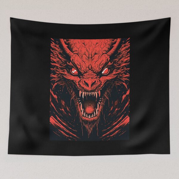 Item preview, The Red Dragon designed and sold by LampDigiArt.