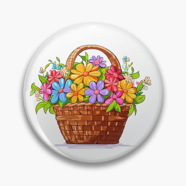 Item preview, Flower basket designed and sold by miguel-ozz.