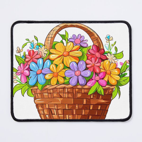 Item preview, Flower basket designed and sold by miguel-ozz.