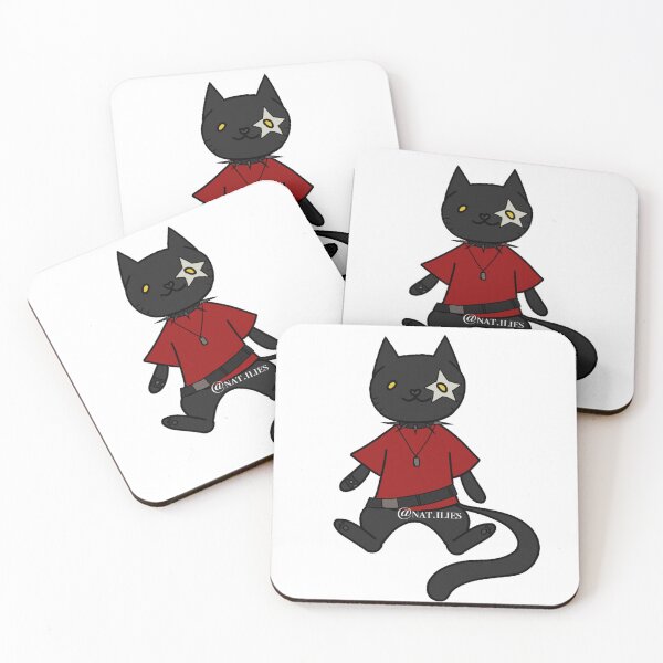 Artikelvorschau, Metalhead schwarze Katze groß entworfen und verkauft von nat-ilies.