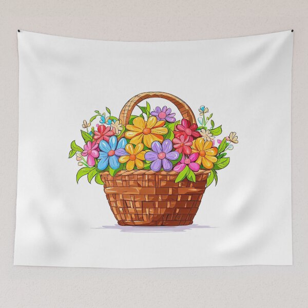 Item preview, Flower basket designed and sold by miguel-ozz.