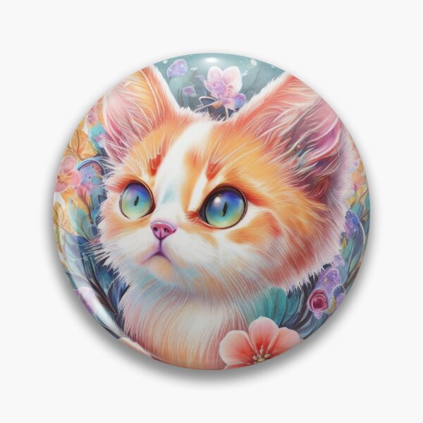 Item preview, Cute Colorful Kawaii Anime Cat designed and sold by atatenterprise.