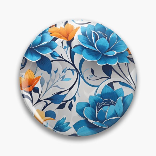 Item preview, Stunning Blue Flower Vector - Treat Yourself or Gift a Photorealistic Masterpiece designed and sold by JOY STORE 45.