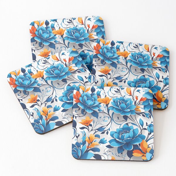 Item preview, Stunning Blue Flower Vector - Treat Yourself or Gift a Photorealistic Masterpiece designed and sold by JOY STORE 45.