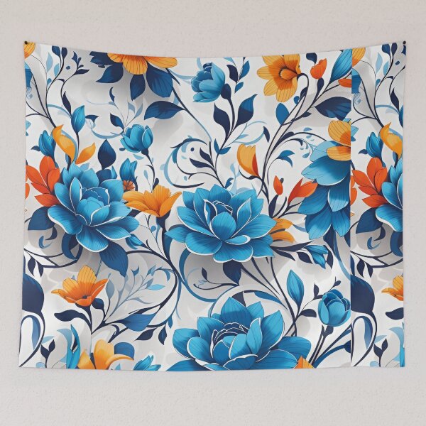 Item preview, Stunning Blue Flower Vector - Treat Yourself or Gift a Photorealistic Masterpiece designed and sold by JOY STORE 45.