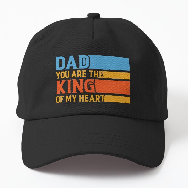 Vista previa del artículo con la obra «Papá eres el rey de mi corazón», diseñado y vendido por AlexCrazyShop.