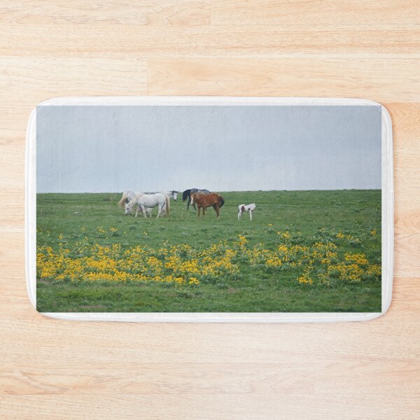 Item preview, Paint Foal with Herd and Wildflowers designed and sold by Vivar Photo.
