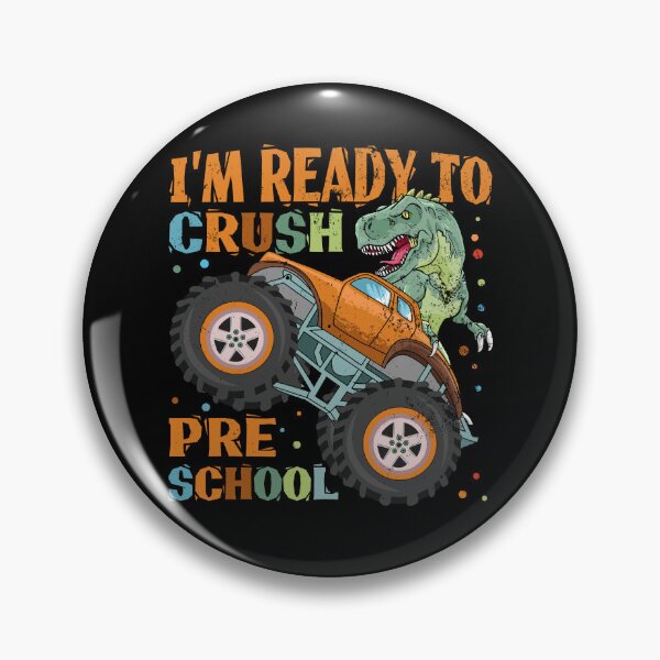 Item preview, I'm Ready To Crush Preschool Monster Truck  Kids Graduation  designed and sold by Luvjesus2.