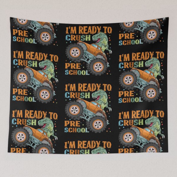 Item preview, I'm Ready To Crush Preschool Monster Truck  Kids Graduation  designed and sold by Luvjesus2.