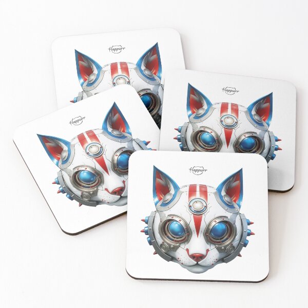 Item preview, Cyberpunk style, mechanical style, cat designed and sold by Happurr.