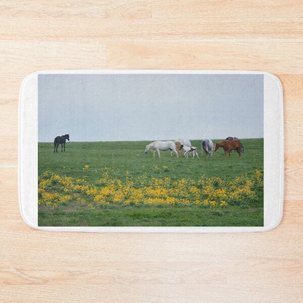 Item preview, Horses and Wildflowers designed and sold by Vivar Photo.