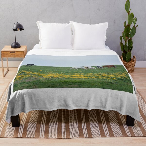 Item preview, Horses and Wildflowers designed and sold by Vivar Photo.