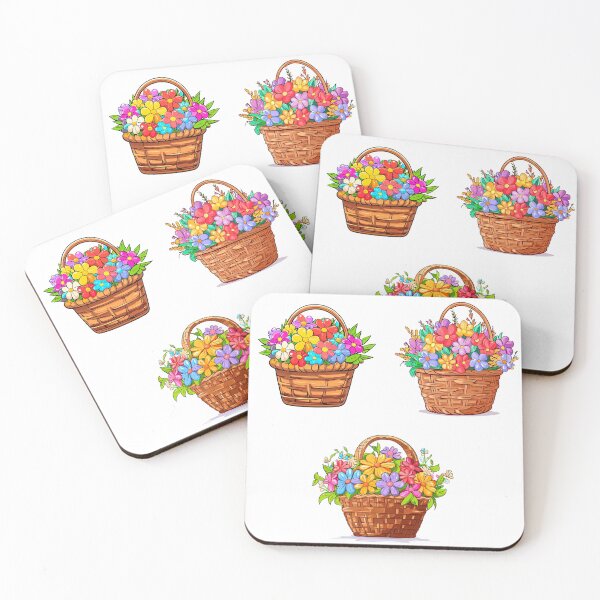 Item preview, 3 pack flower basket stickers designed and sold by miguel-ozz.