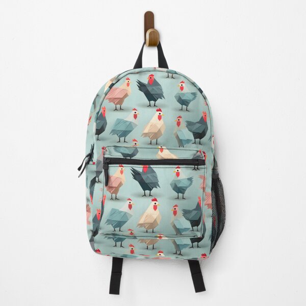 Item preview, Unique Origami Chicken Pattern - Whimsical Farmyard Design designed and sold by The Whimsical Homestead.