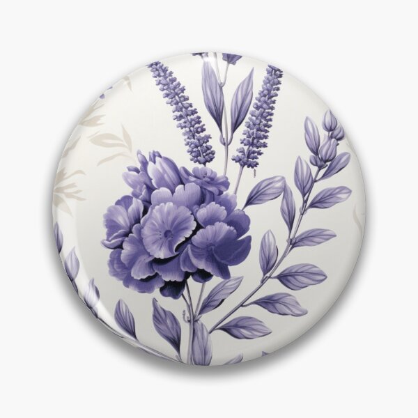 Item preview, Lavender Bouquet Vintage Wallpaper designed and sold by NorthSkyPoint.