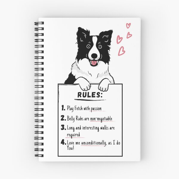Item preview, Dog Rules border collie designed and sold by DestinyPrint.