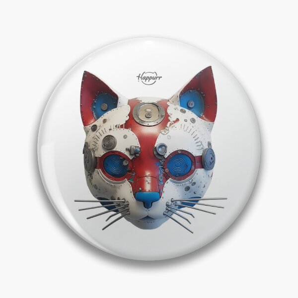 Item preview, Cyberpunk style, mechanical style, cat designed and sold by Happurr.