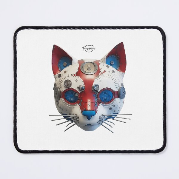 Item preview, Cyberpunk style, mechanical style, cat designed and sold by Happurr.