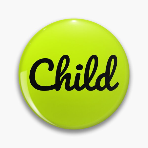Item preview, 'Child' in monochrome script font designed and sold by All-Names.