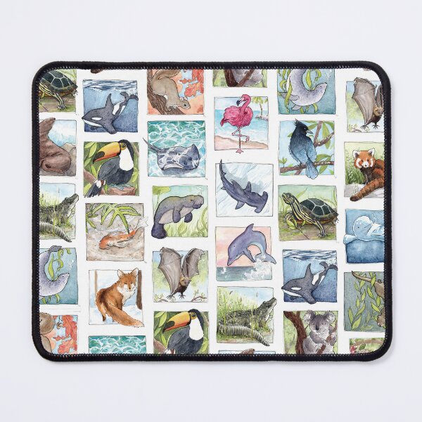 Item preview, Watercolor Animal Pattern designed and sold by exploration-EC.