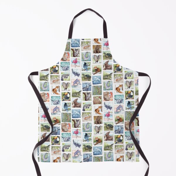 Item preview, Watercolor Animal Pattern designed and sold by exploration-EC.