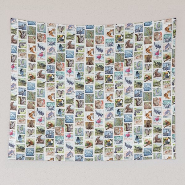 Item preview, Watercolor Animal Pattern designed and sold by exploration-EC.