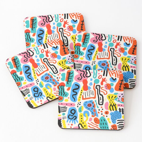 Item preview, Doodle Delight: A Vibrant Graphic Print designed and sold by vadimcarazan.