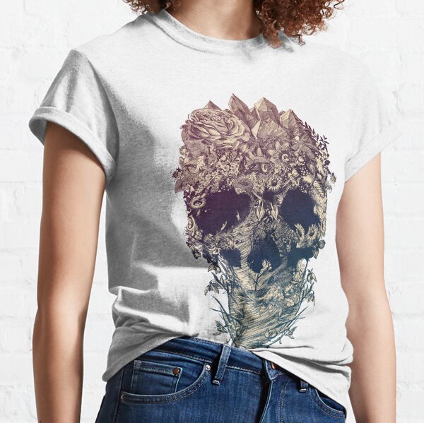 Skull Floral Classic T-Shirt