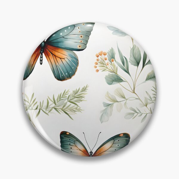 Item preview, Mariposas Acuarela 6 - Cobre Americano designed and sold by DigitalPatternx.