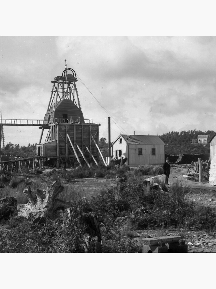 "Lefroy Tasmania By Spurling Late 1800s Tasmania" Throw Pillow for Sale