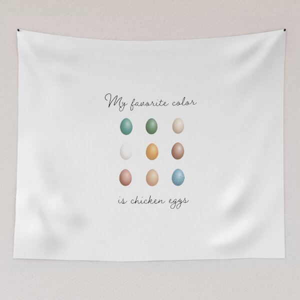 Item preview, organic chick eggs My favorite Color is colorful easter egger chickens designed and sold by Karisdesignss.