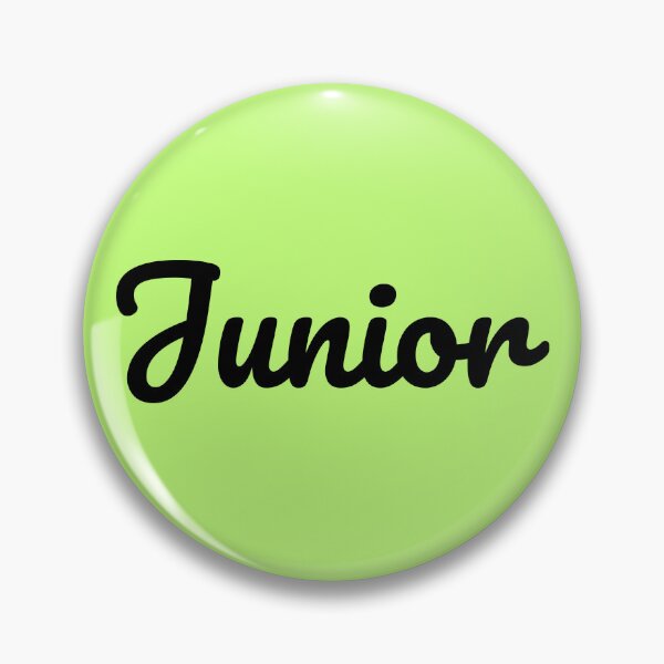 Item preview, 'Junior' in monochrome script font. designed and sold by All-Names.