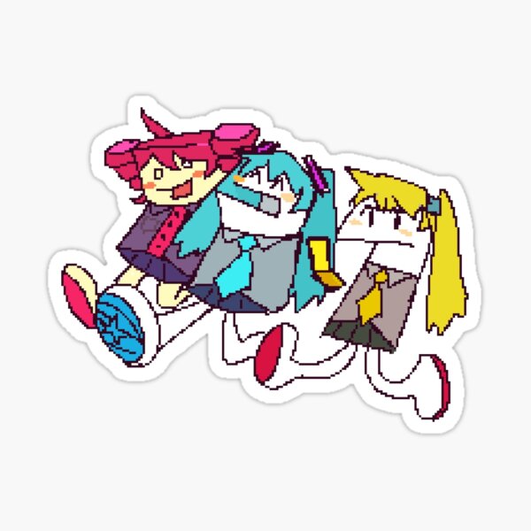 Triple Baka Squad Sticker for Sale by coupic