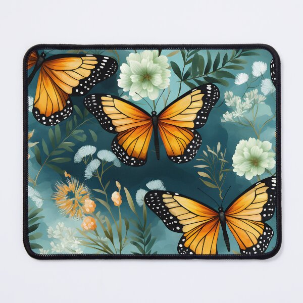Aperçu de l'œuvre Papillons Aquarelle 10 - Monarque créée et vendue par DigitalPatternx.