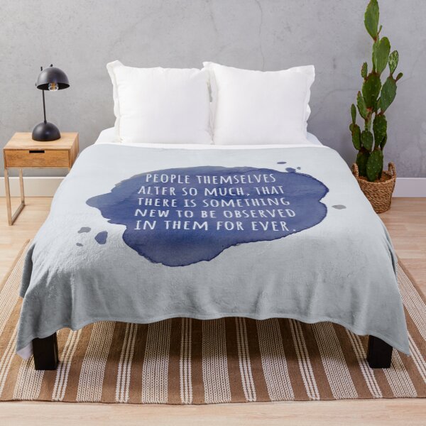 Item preview, Pride and Prejudice Quote - People themselves alter so much - Jane Austen designed and sold by violet-hope.