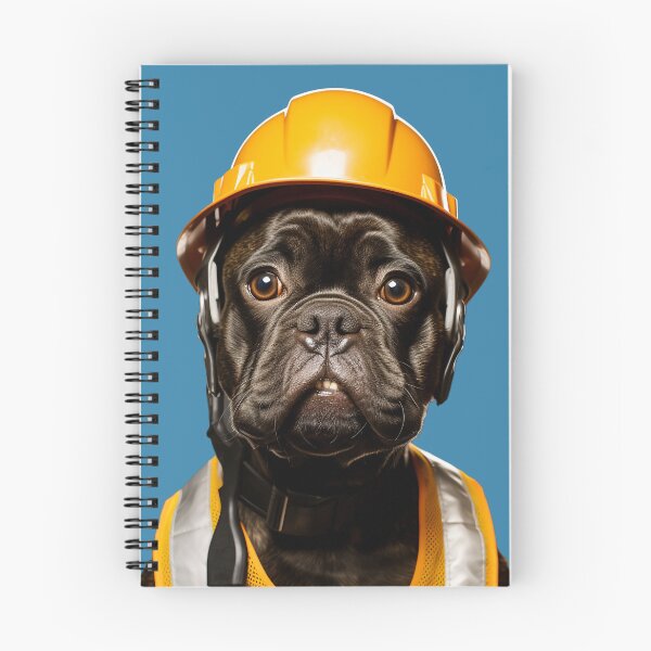 Item preview, A dog in a construction helmet designed and sold by Andrey Tarakanov.